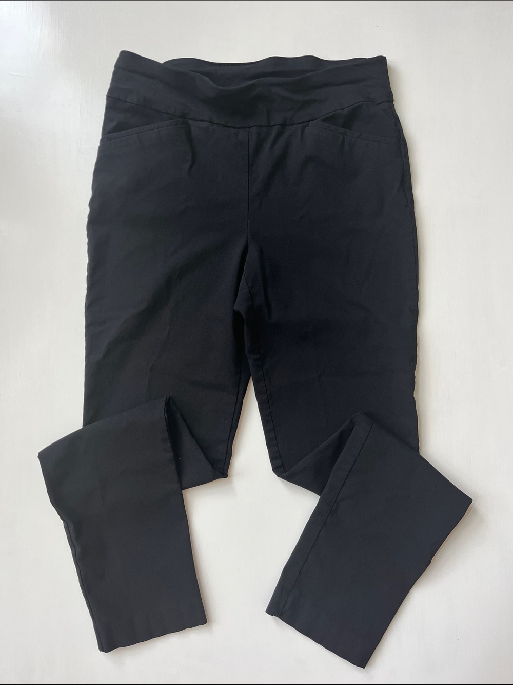 CHICO’S Straight Black Pull on Pants - Picture 2 of 5